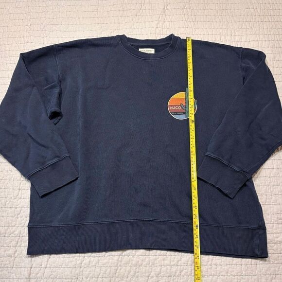 Nudie Jeans Lukas Cactus Crewneck Mens XL Long Sleeve Terry Crew - Picture 3 of 12